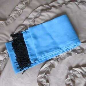 long fringed scarf sash